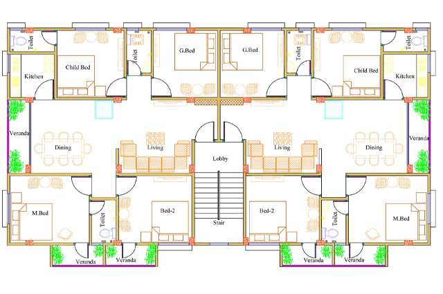 5-Storied Building @ Dhamraig